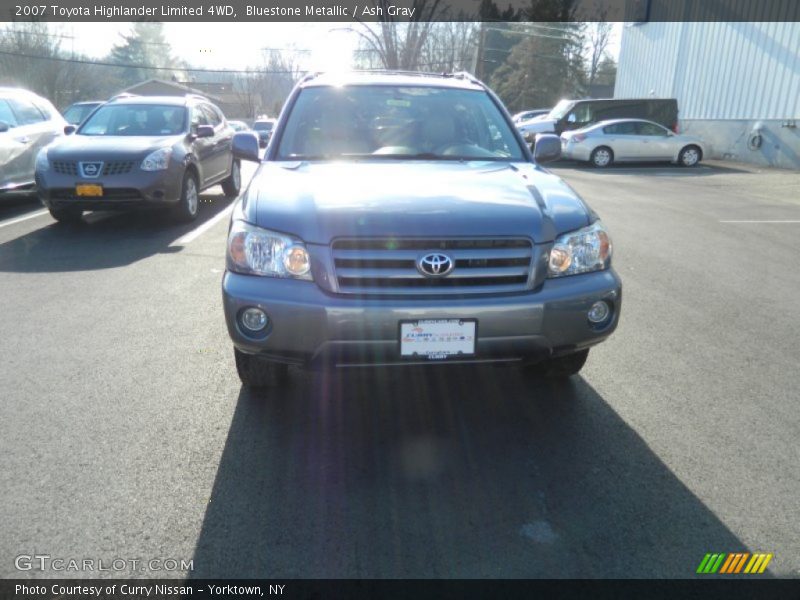 Bluestone Metallic / Ash Gray 2007 Toyota Highlander Limited 4WD