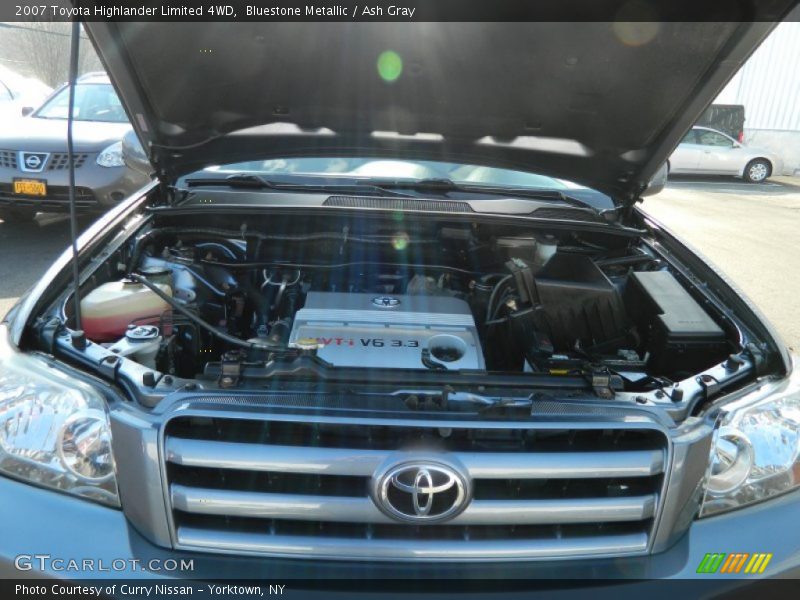 Bluestone Metallic / Ash Gray 2007 Toyota Highlander Limited 4WD