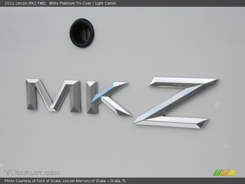 White Platinum Tri-Coat / Light Camel 2011 Lincoln MKZ FWD