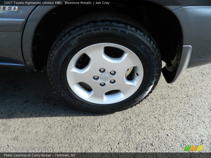 Bluestone Metallic / Ash Gray 2007 Toyota Highlander Limited 4WD
