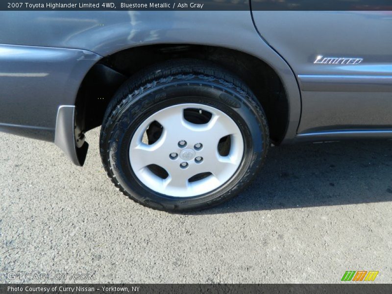Bluestone Metallic / Ash Gray 2007 Toyota Highlander Limited 4WD