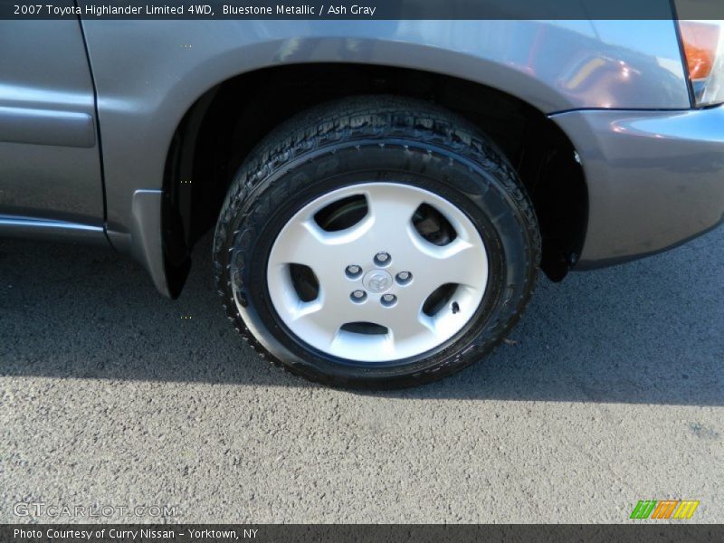 Bluestone Metallic / Ash Gray 2007 Toyota Highlander Limited 4WD
