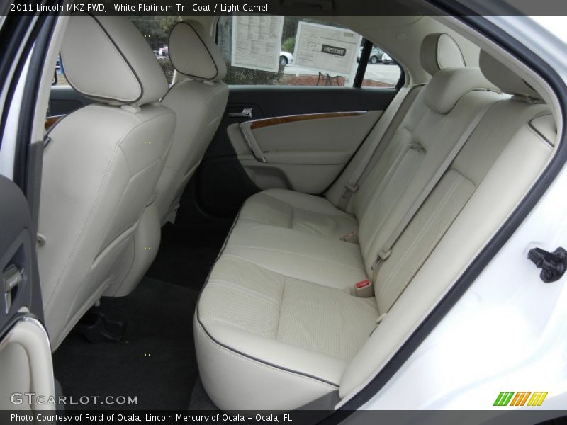 White Platinum Tri-Coat / Light Camel 2011 Lincoln MKZ FWD