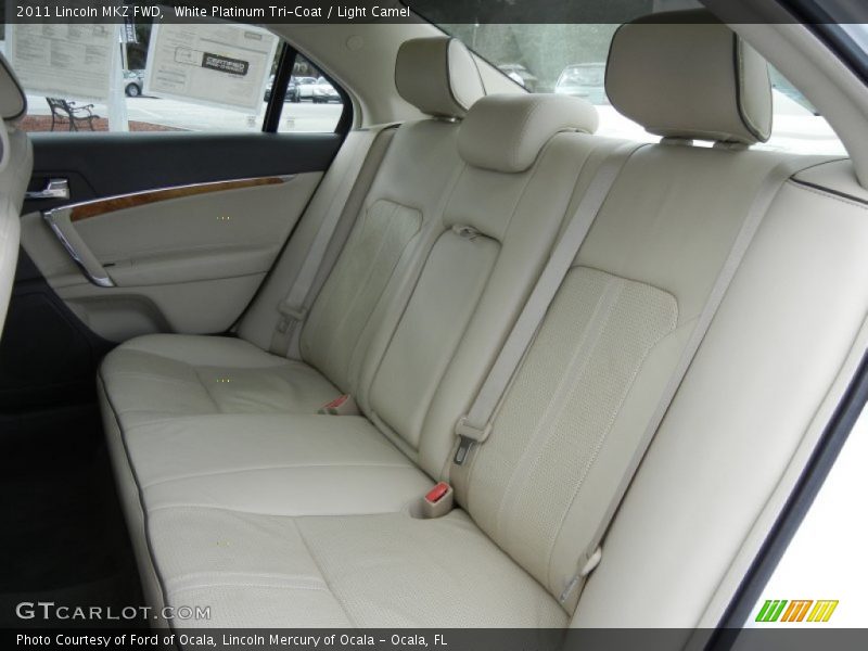White Platinum Tri-Coat / Light Camel 2011 Lincoln MKZ FWD