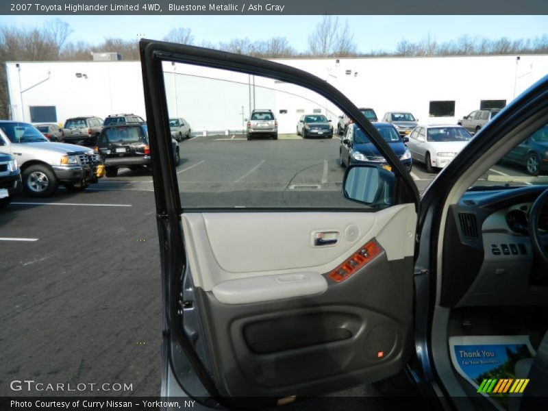 Bluestone Metallic / Ash Gray 2007 Toyota Highlander Limited 4WD
