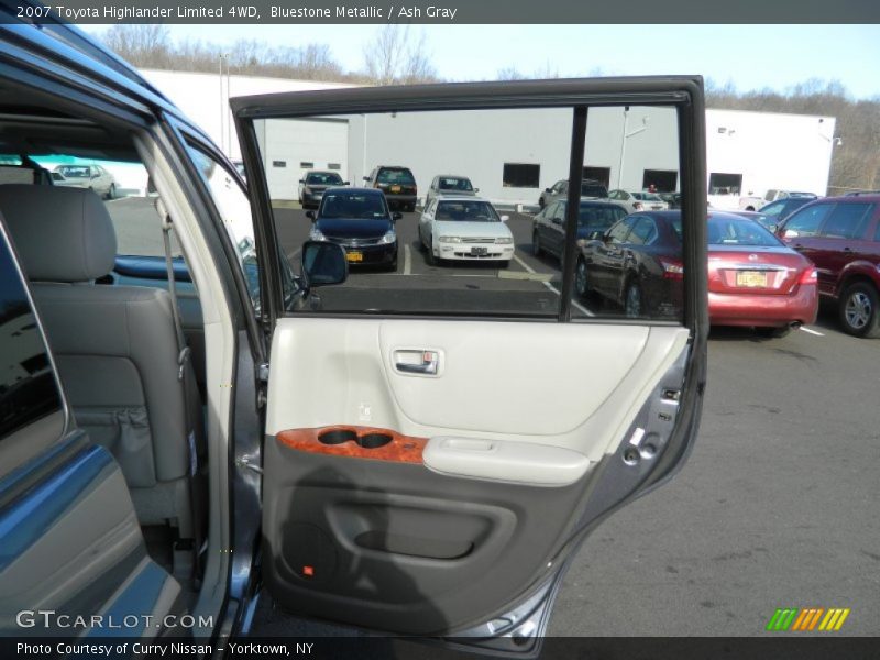 Bluestone Metallic / Ash Gray 2007 Toyota Highlander Limited 4WD
