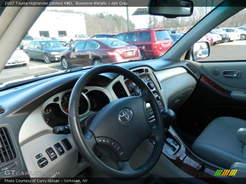 Bluestone Metallic / Ash Gray 2007 Toyota Highlander Limited 4WD