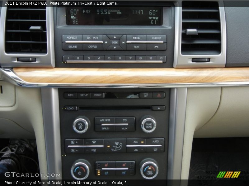 White Platinum Tri-Coat / Light Camel 2011 Lincoln MKZ FWD