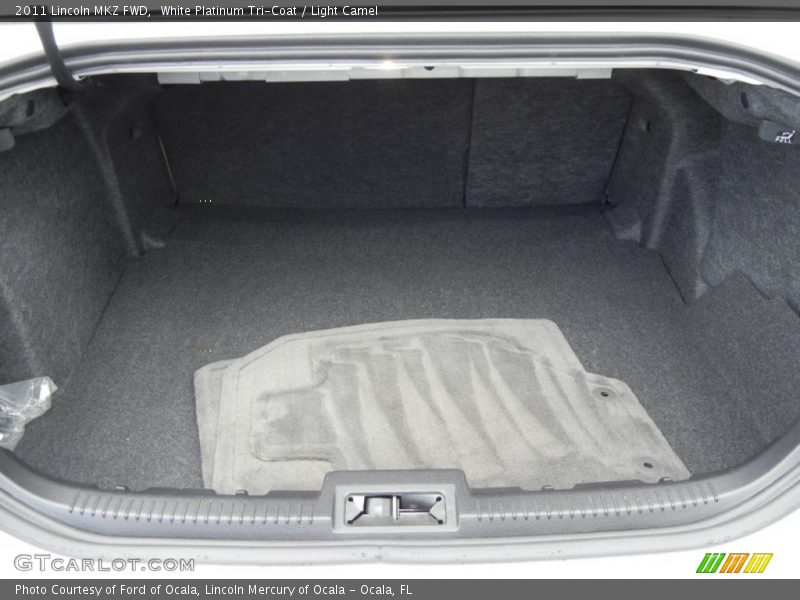 White Platinum Tri-Coat / Light Camel 2011 Lincoln MKZ FWD