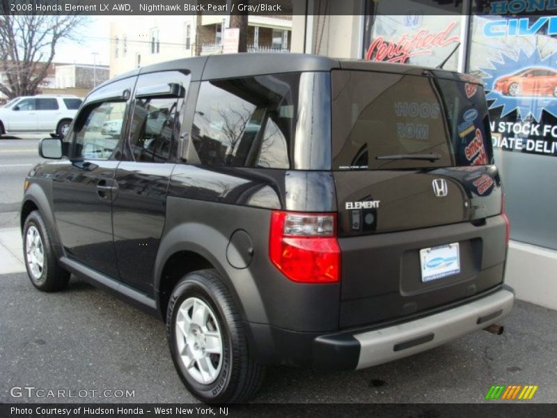 Nighthawk Black Pearl / Gray/Black 2008 Honda Element LX AWD