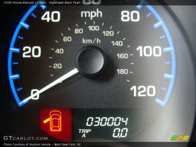 Nighthawk Black Pearl / Gray/Black 2008 Honda Element LX AWD