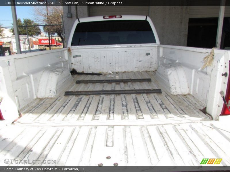 Summit White / Graphite 2002 Chevrolet Silverado 2500 LS Crew Cab