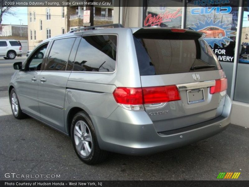 Slate Green Metallic / Gray 2009 Honda Odyssey Touring