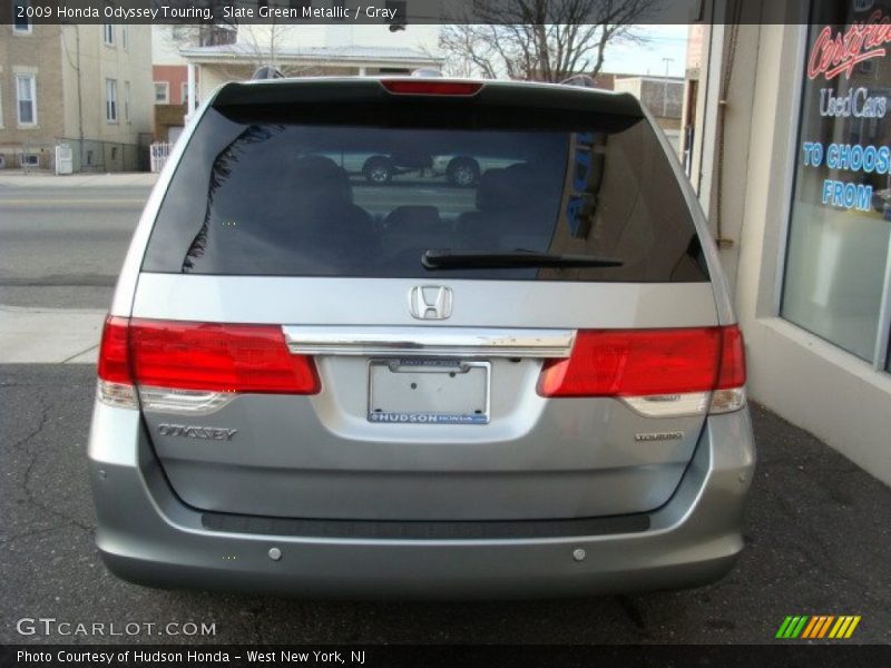 Slate Green Metallic / Gray 2009 Honda Odyssey Touring