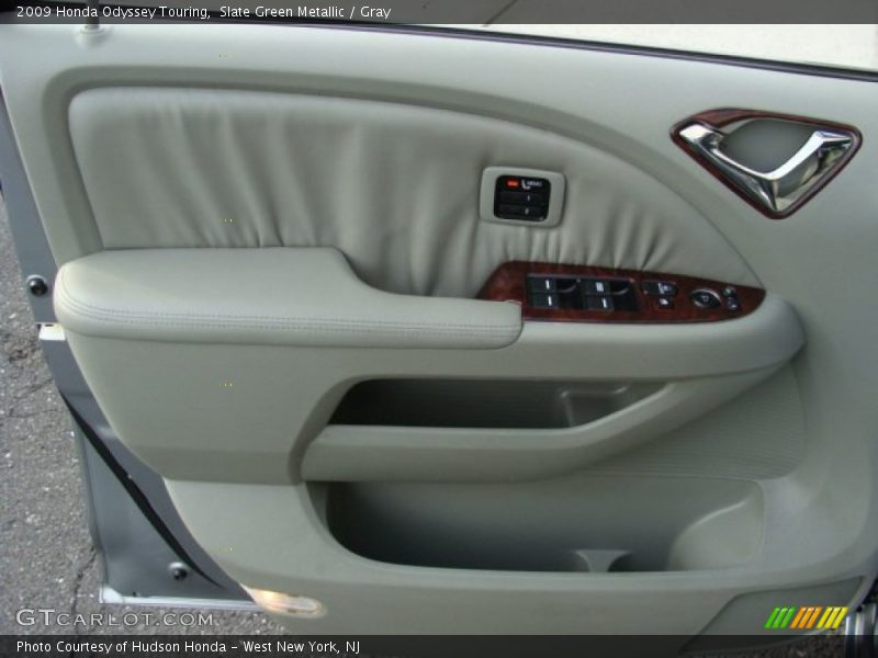 Slate Green Metallic / Gray 2009 Honda Odyssey Touring