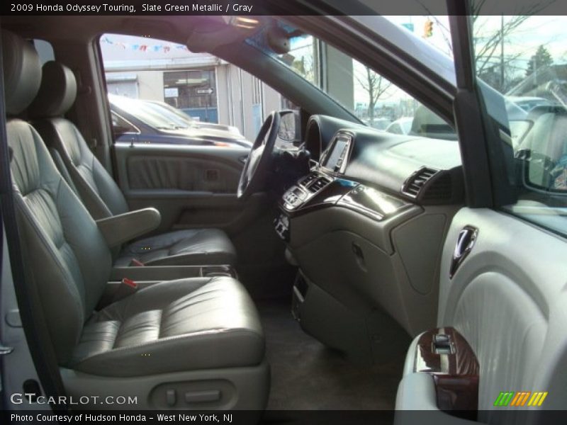 Slate Green Metallic / Gray 2009 Honda Odyssey Touring