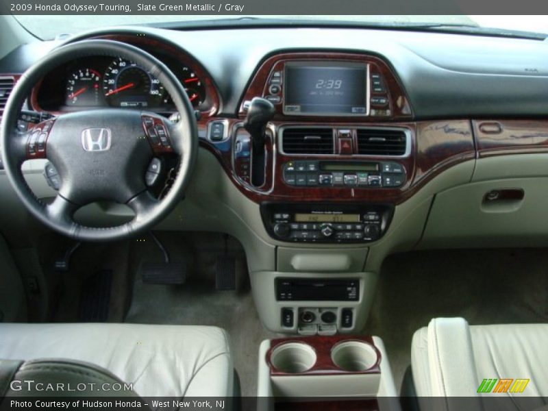 Slate Green Metallic / Gray 2009 Honda Odyssey Touring