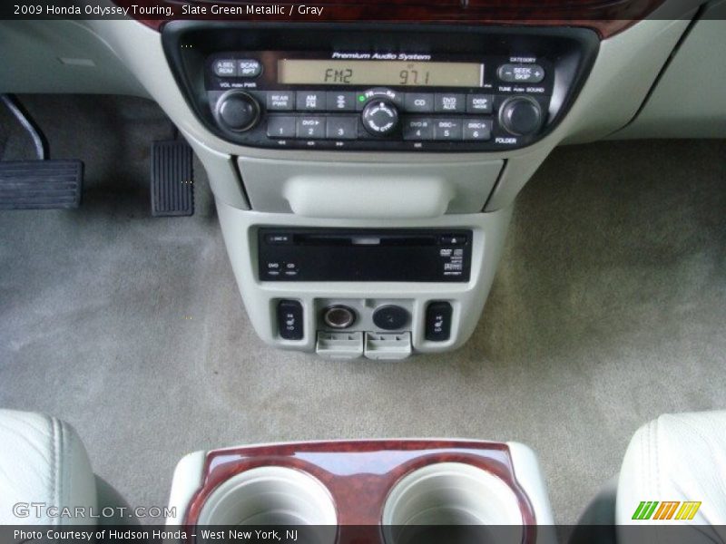 Slate Green Metallic / Gray 2009 Honda Odyssey Touring
