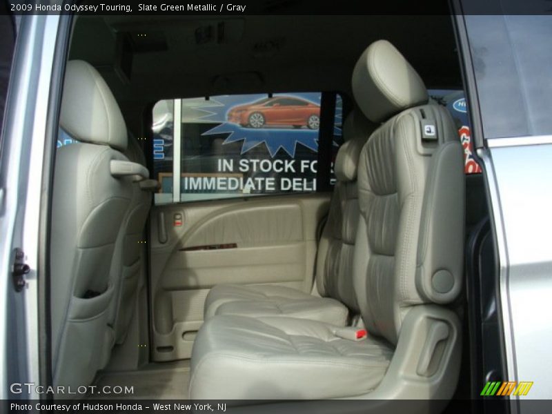 Slate Green Metallic / Gray 2009 Honda Odyssey Touring