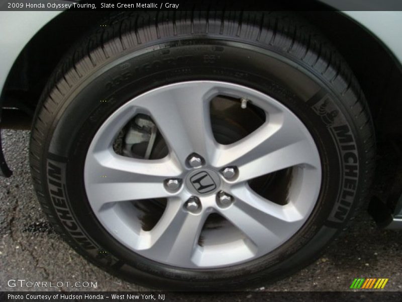 Slate Green Metallic / Gray 2009 Honda Odyssey Touring