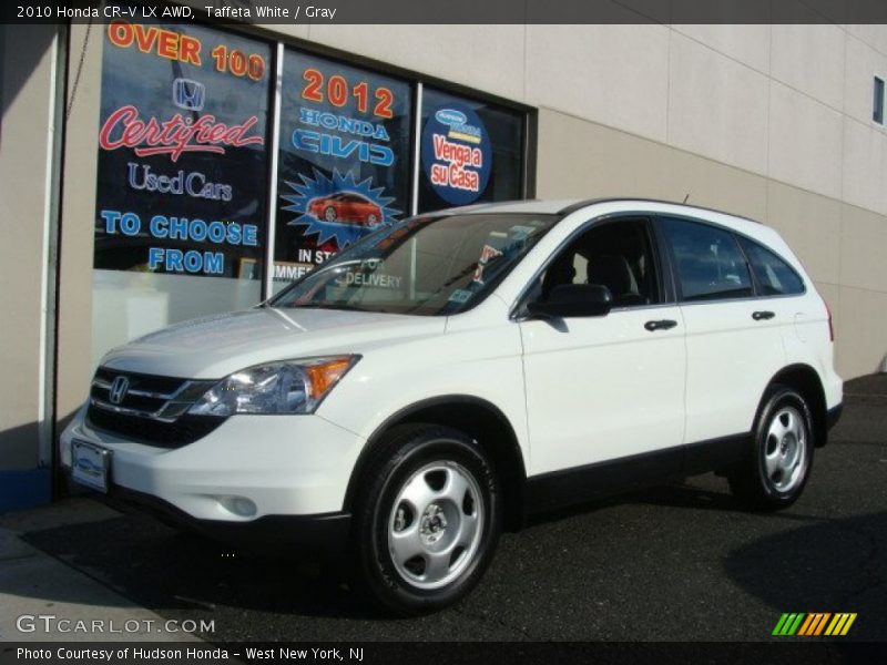 Taffeta White / Gray 2010 Honda CR-V LX AWD
