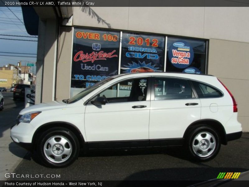 Taffeta White / Gray 2010 Honda CR-V LX AWD