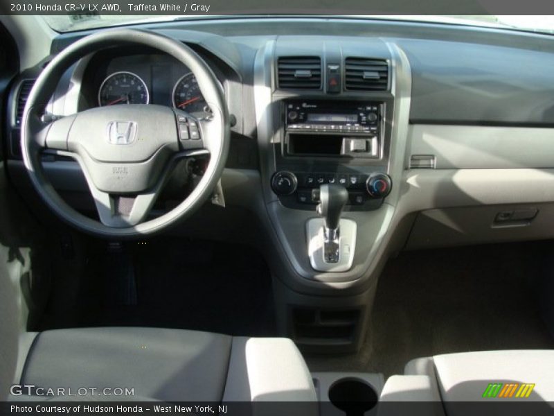 Taffeta White / Gray 2010 Honda CR-V LX AWD