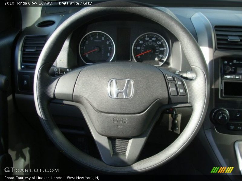 Taffeta White / Gray 2010 Honda CR-V LX AWD