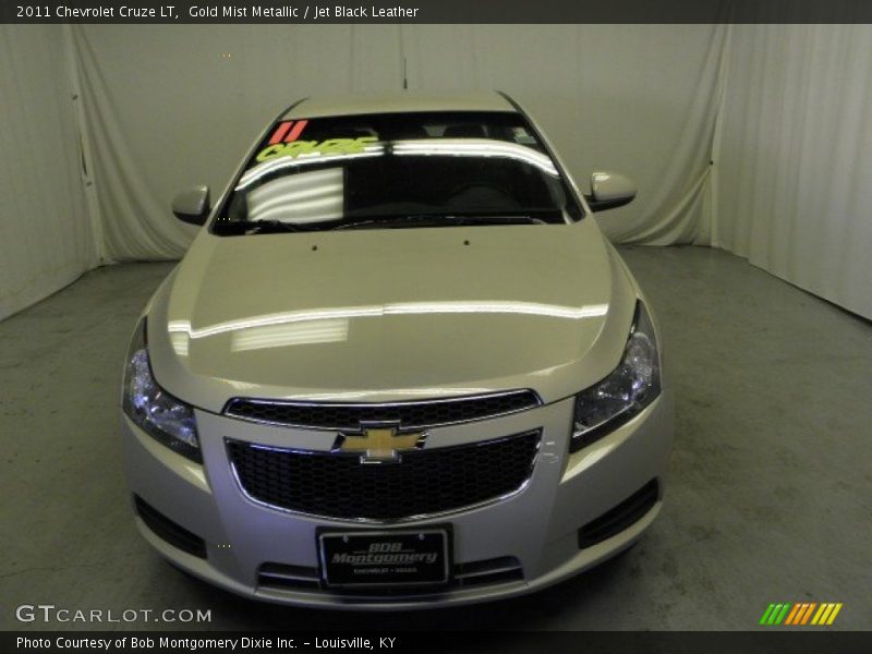 Gold Mist Metallic / Jet Black Leather 2011 Chevrolet Cruze LT
