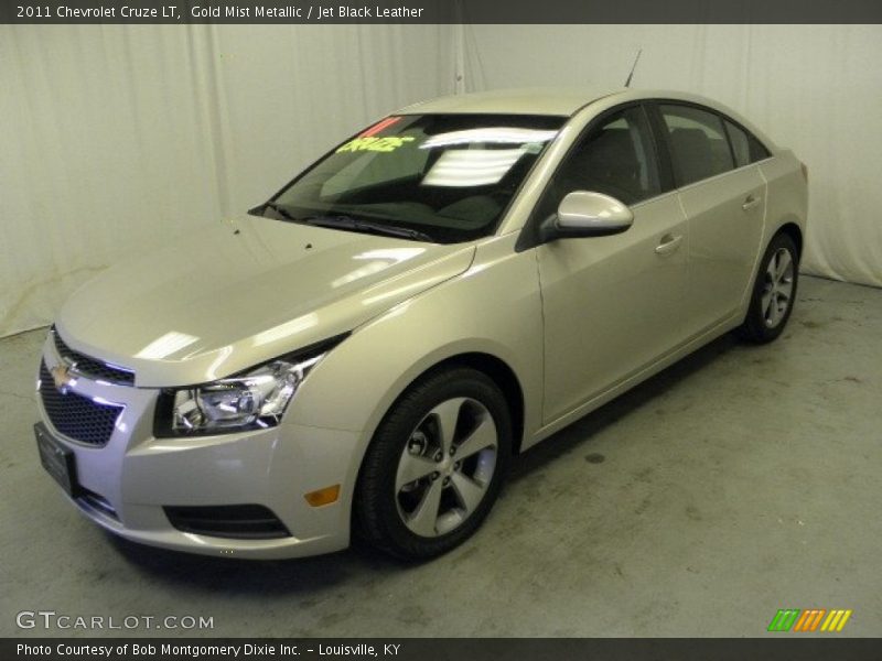 Gold Mist Metallic / Jet Black Leather 2011 Chevrolet Cruze LT