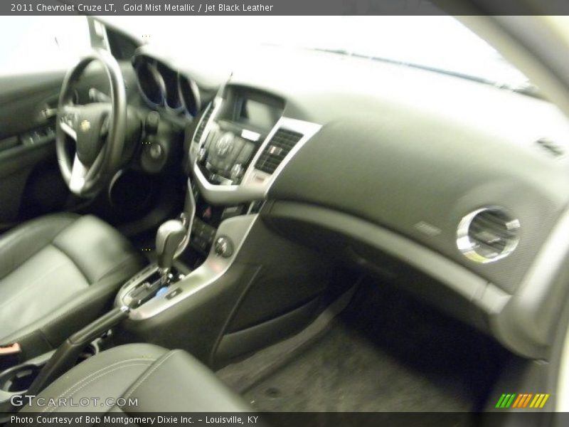 Gold Mist Metallic / Jet Black Leather 2011 Chevrolet Cruze LT