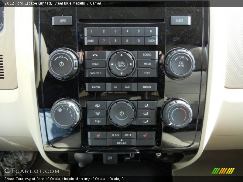 Steel Blue Metallic / Camel 2012 Ford Escape Limited