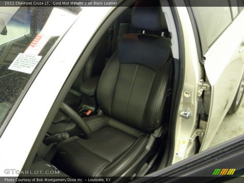 Gold Mist Metallic / Jet Black Leather 2011 Chevrolet Cruze LT