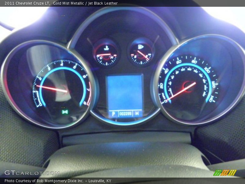 Gold Mist Metallic / Jet Black Leather 2011 Chevrolet Cruze LT