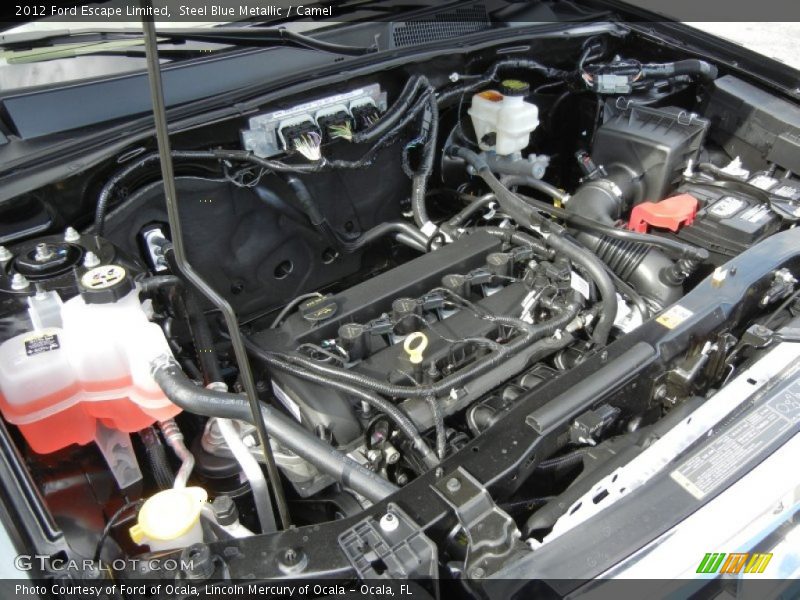 Steel Blue Metallic / Camel 2012 Ford Escape Limited