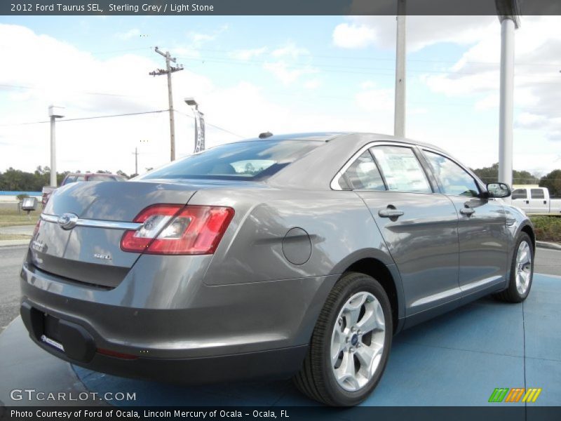 Sterling Grey / Light Stone 2012 Ford Taurus SEL