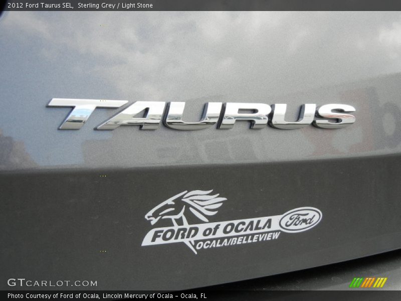 Sterling Grey / Light Stone 2012 Ford Taurus SEL