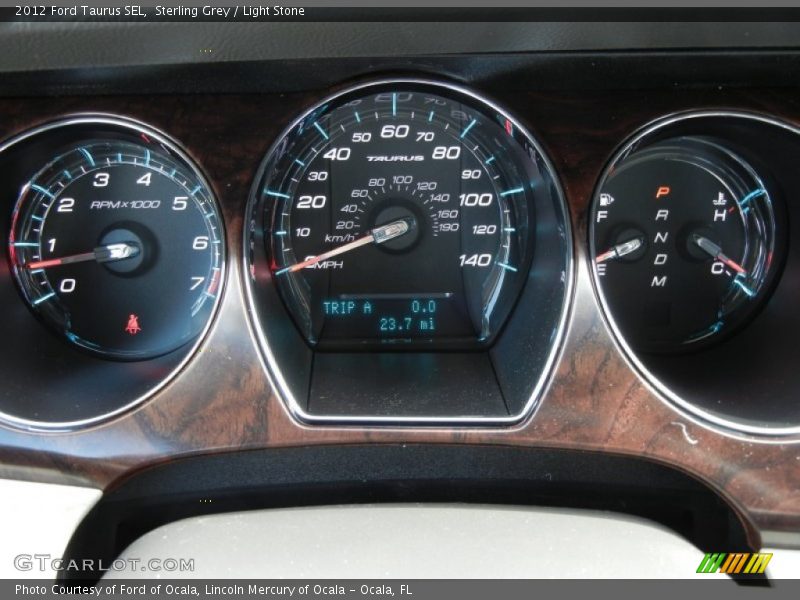 Sterling Grey / Light Stone 2012 Ford Taurus SEL