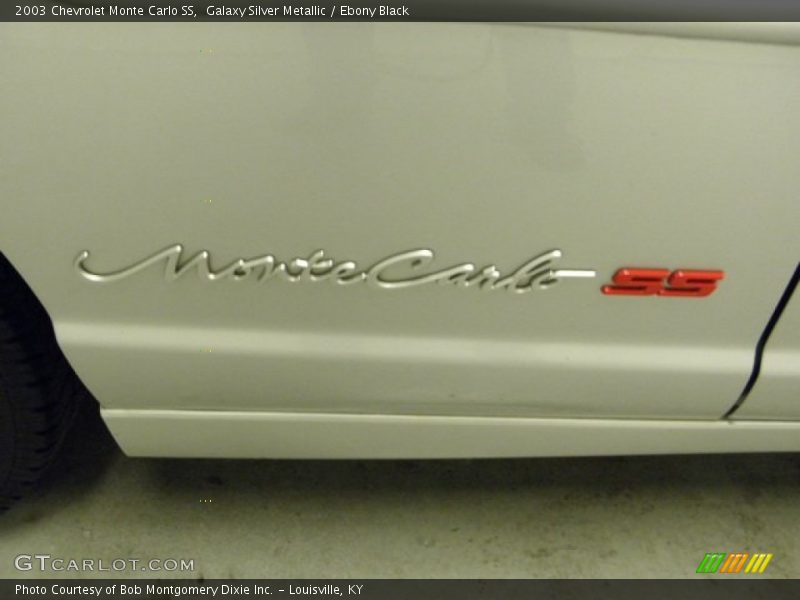 Galaxy Silver Metallic / Ebony Black 2003 Chevrolet Monte Carlo SS