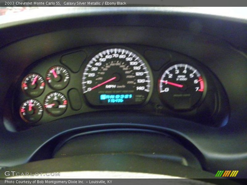 Galaxy Silver Metallic / Ebony Black 2003 Chevrolet Monte Carlo SS