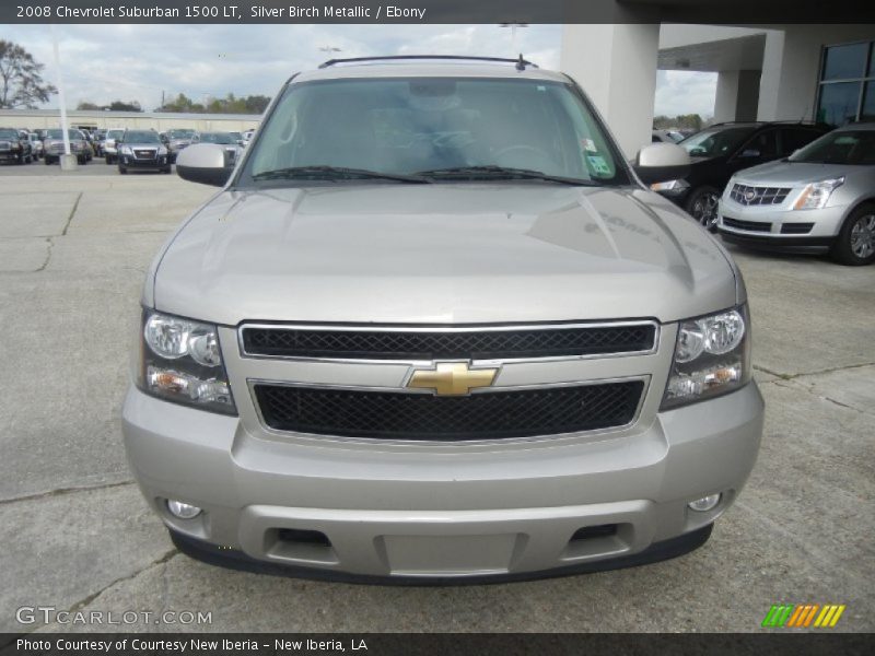 Silver Birch Metallic / Ebony 2008 Chevrolet Suburban 1500 LT
