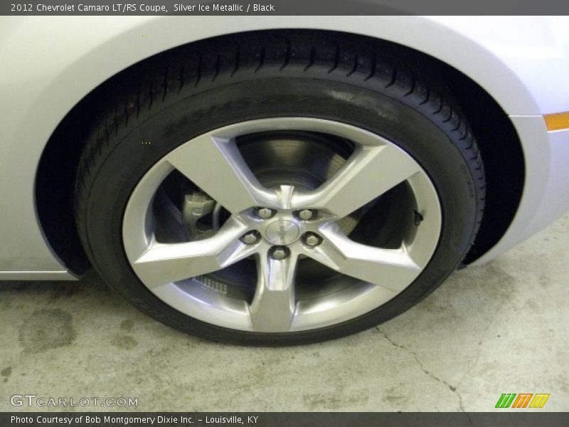 Silver Ice Metallic / Black 2012 Chevrolet Camaro LT/RS Coupe