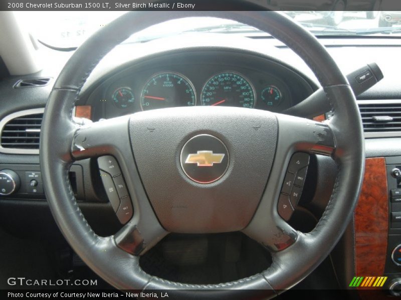 Silver Birch Metallic / Ebony 2008 Chevrolet Suburban 1500 LT