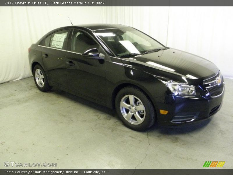Black Granite Metallic / Jet Black 2012 Chevrolet Cruze LT