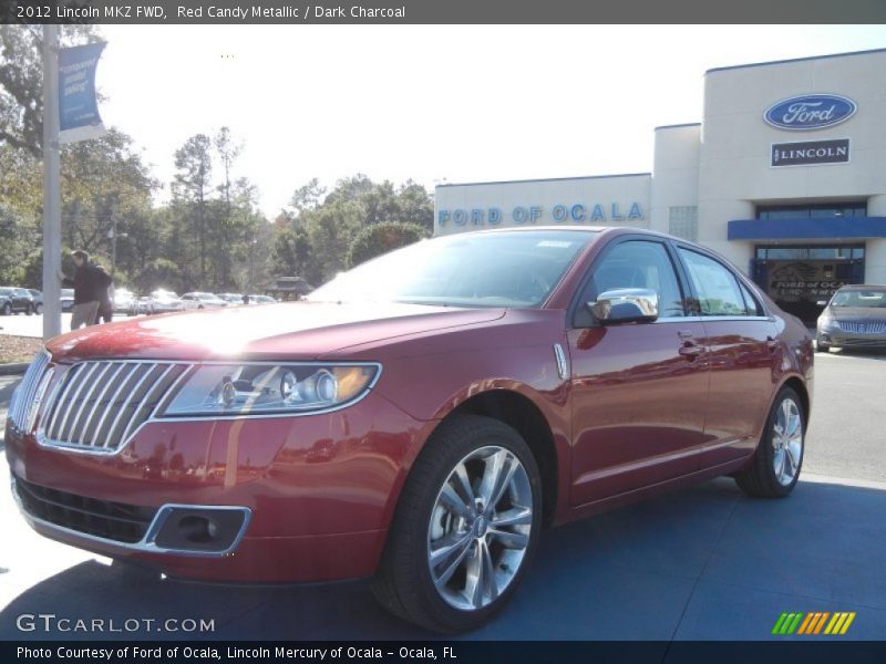 Red Candy Metallic / Dark Charcoal 2012 Lincoln MKZ FWD