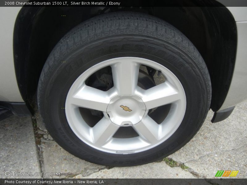 Silver Birch Metallic / Ebony 2008 Chevrolet Suburban 1500 LT