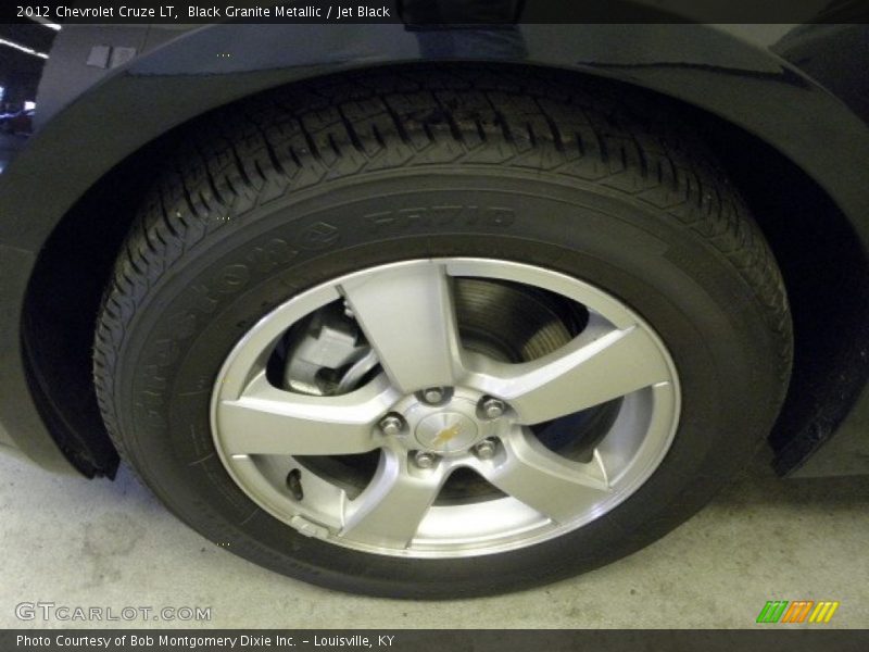 Black Granite Metallic / Jet Black 2012 Chevrolet Cruze LT