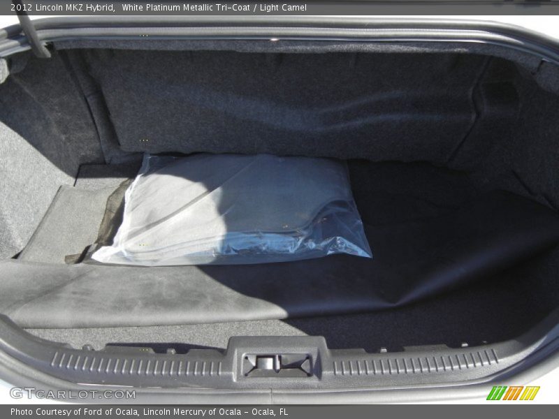 White Platinum Metallic Tri-Coat / Light Camel 2012 Lincoln MKZ Hybrid