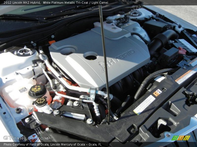  2012 MKZ Hybrid Engine - 2.5 Liter Atkinson Cycle DOHC 16-Valve iVCT 4 Cylinder Gasoline/Electric Hybrid