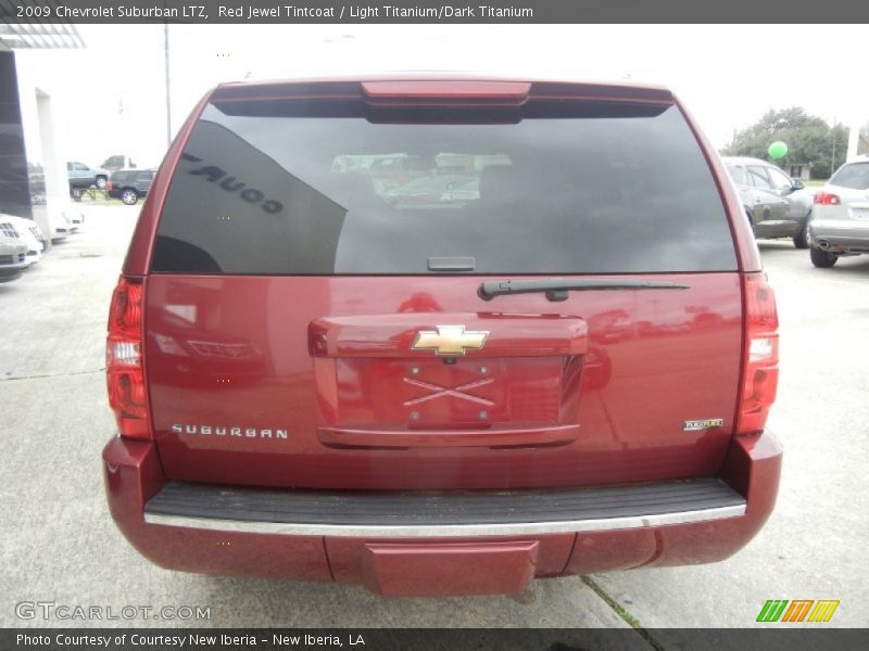Red Jewel Tintcoat / Light Titanium/Dark Titanium 2009 Chevrolet Suburban LTZ